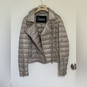 Herno nylon biker jacket